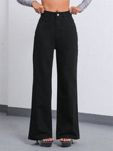 RISEN – Amanda – Jeans mit mittelhohem Bund und weitem Bein